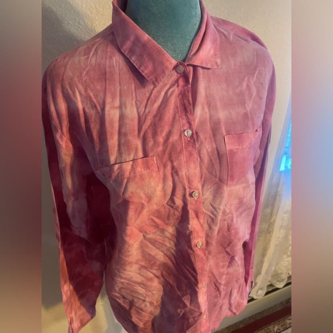 Woolrich: lightweight tie dyed button up - Thumbnail 2