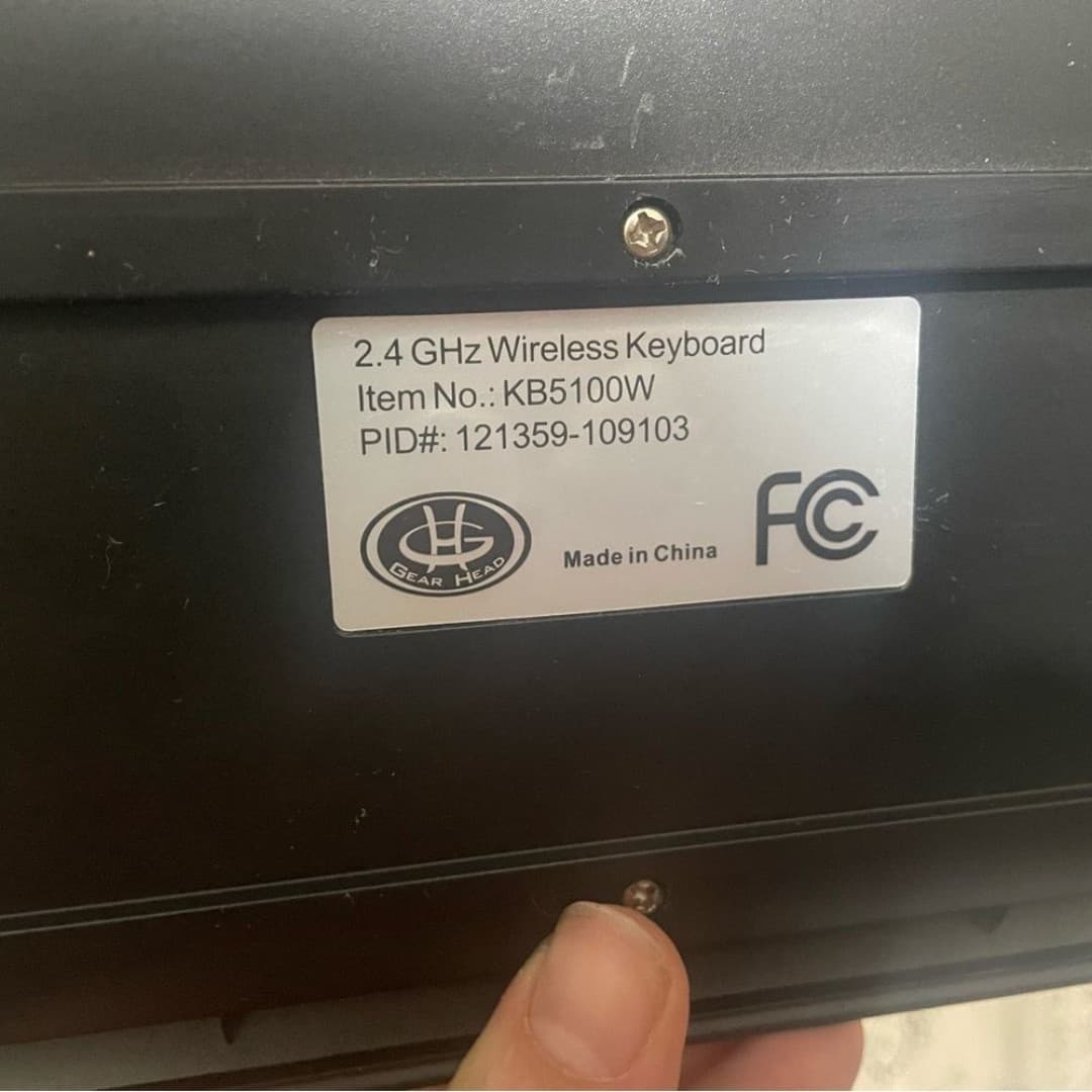 Gear head: 2.4 Ghz Wireless keyboard - Thumbnail 5