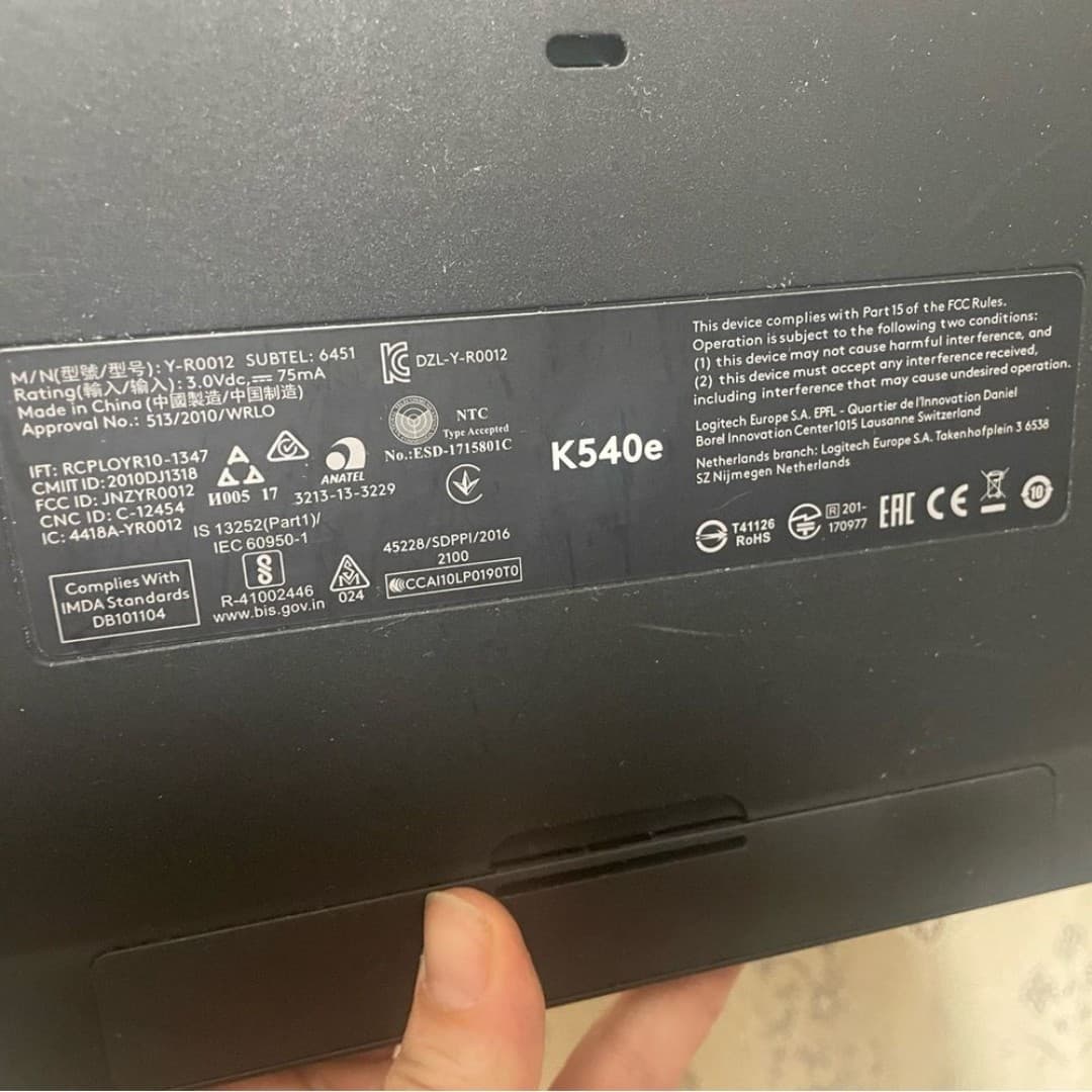 Logitech: wireless K540e keyboard - Thumbnail 5