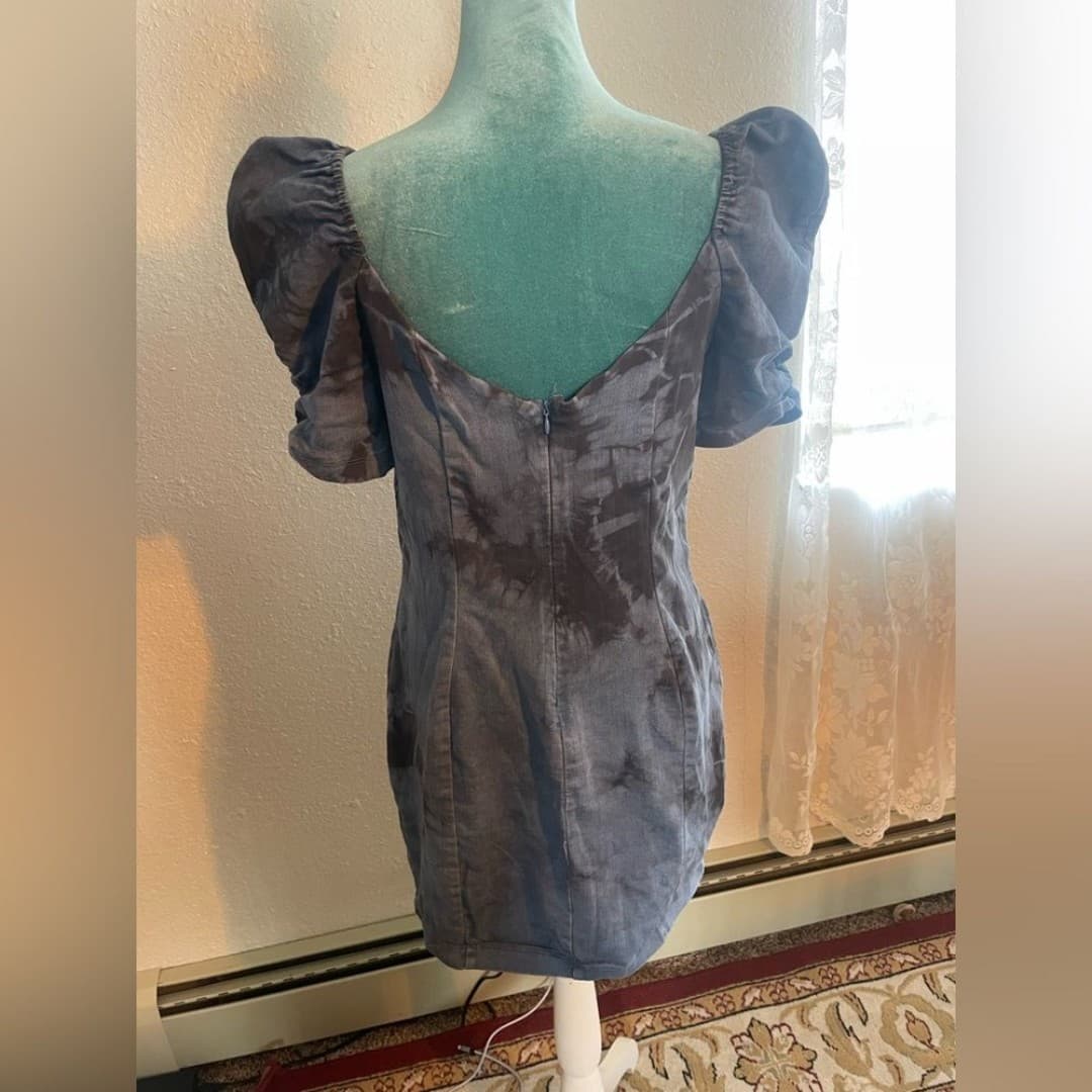 Haute monde: Tye dyed denim mini dress 10 - Thumbnail 3