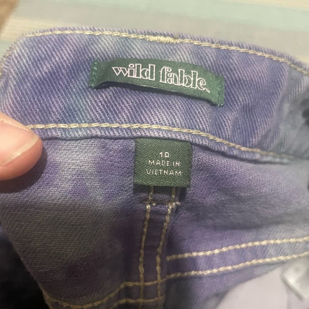 Wild fable: tie dyed high waisted shorts - Thumbnail 4