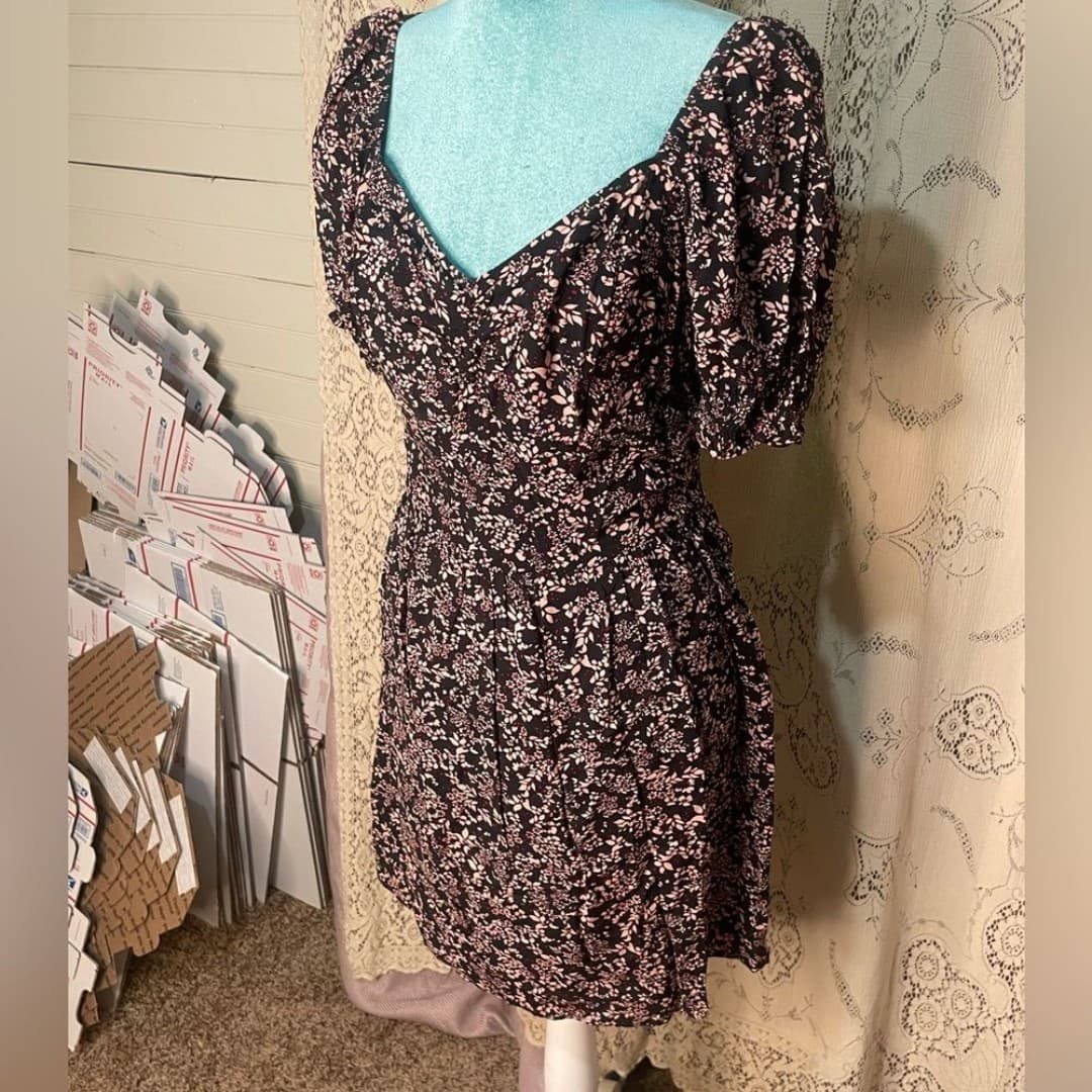 A.U.W. : floral mini dress - Thumbnail 2