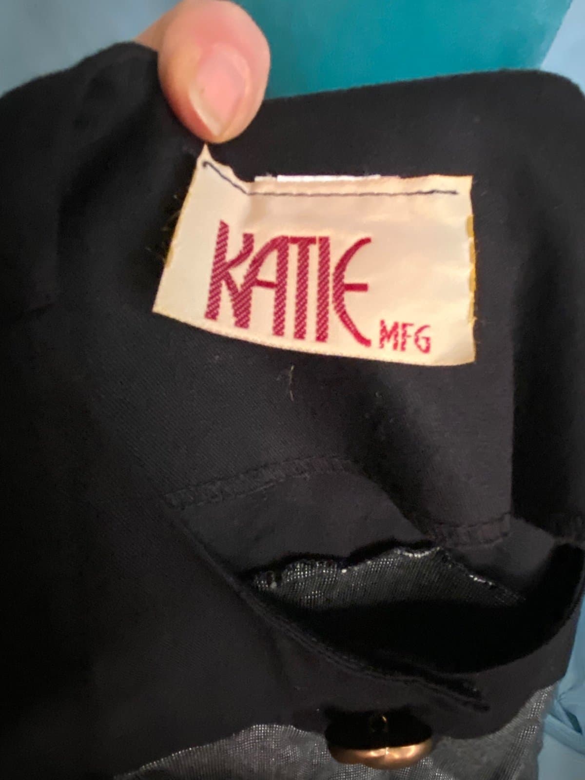 Katie: vintage 80s peplum dress - Thumbnail 6