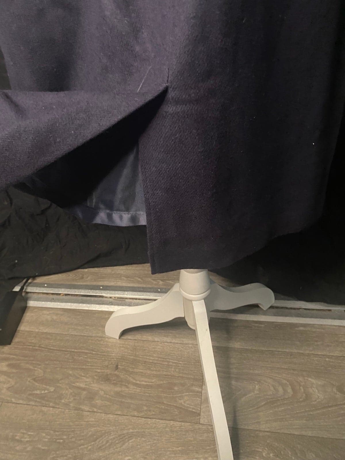 sag harbor skirt navy wool 6 - Thumbnail 3