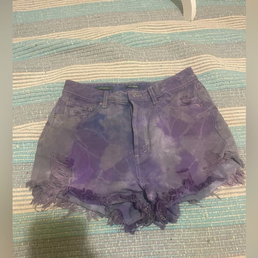 Wild fable: tie dyed high waisted shorts - Image 1