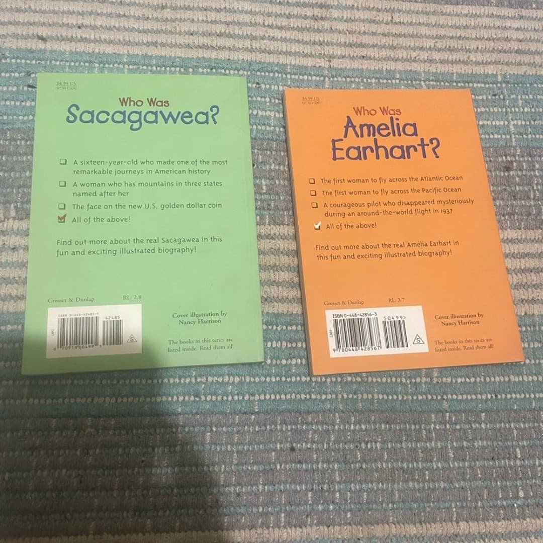 Sacajawea and Amelia Earnhardt kids books - Thumbnail 2