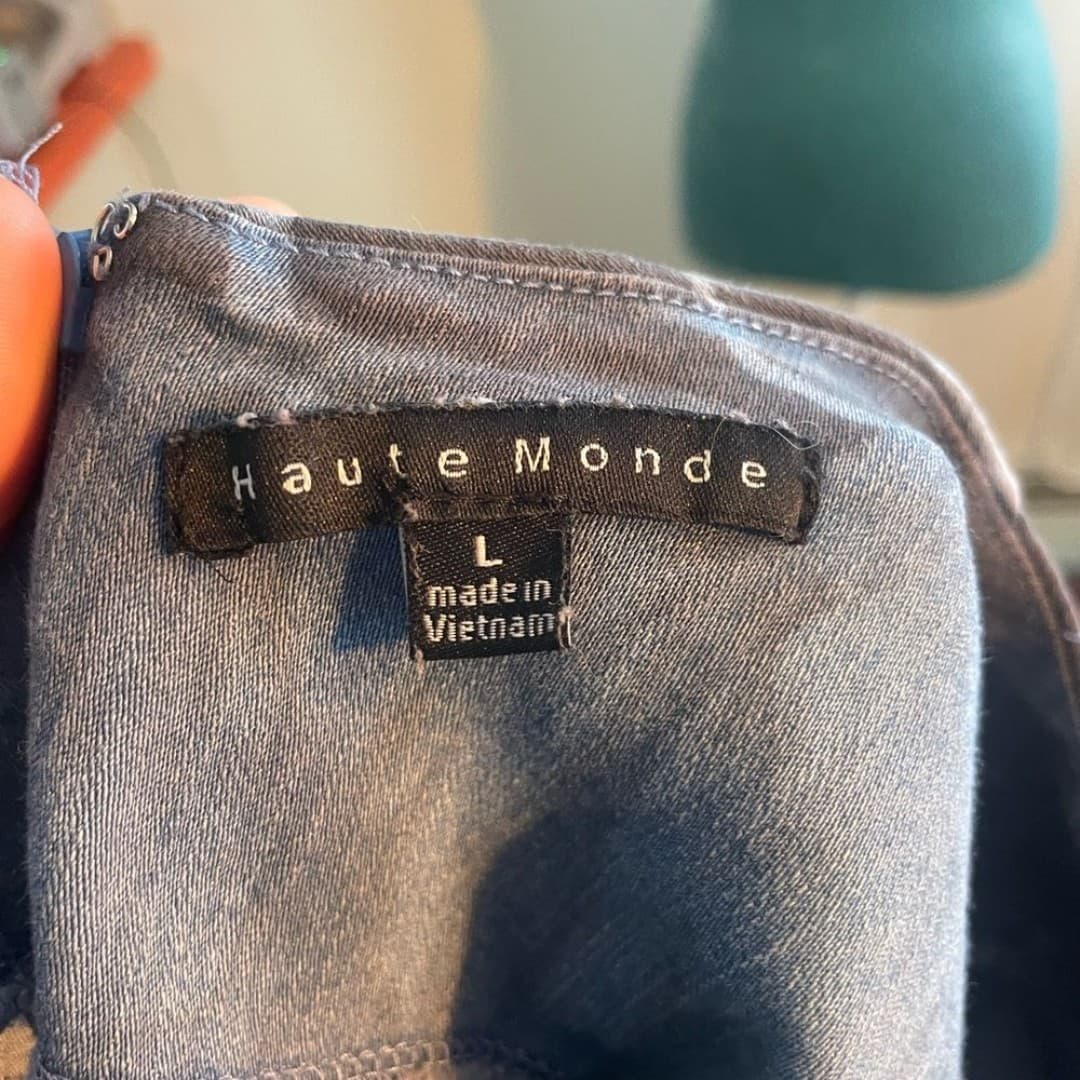 Haute monde: Tye dyed denim mini dress 10 - Thumbnail 5