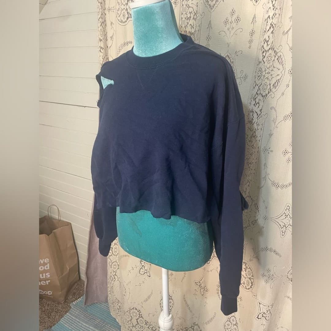 Fruit of the loom: vintage cropped sweater - Thumbnail 2