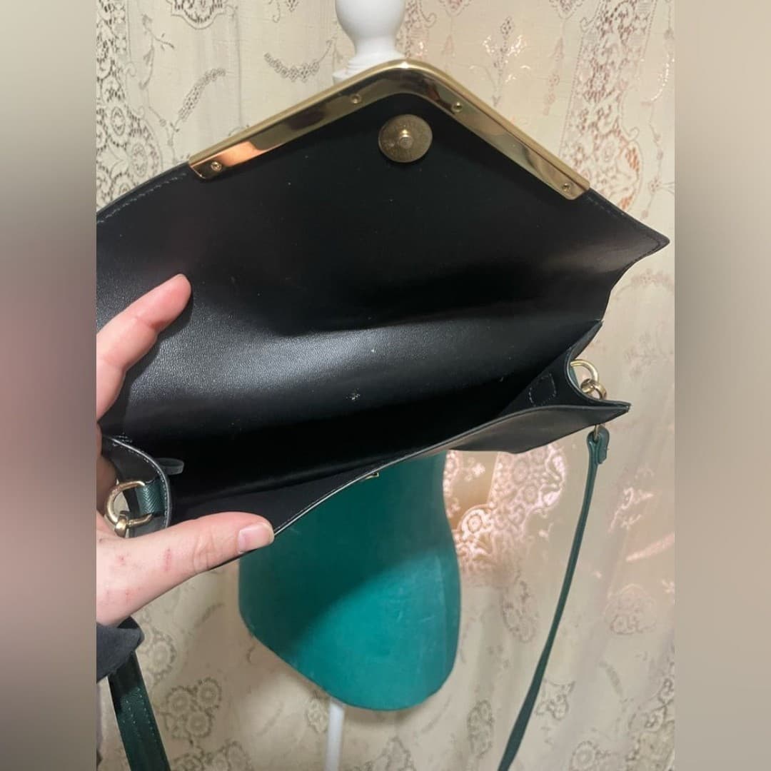 Deep green crossbody bag - Thumbnail 4