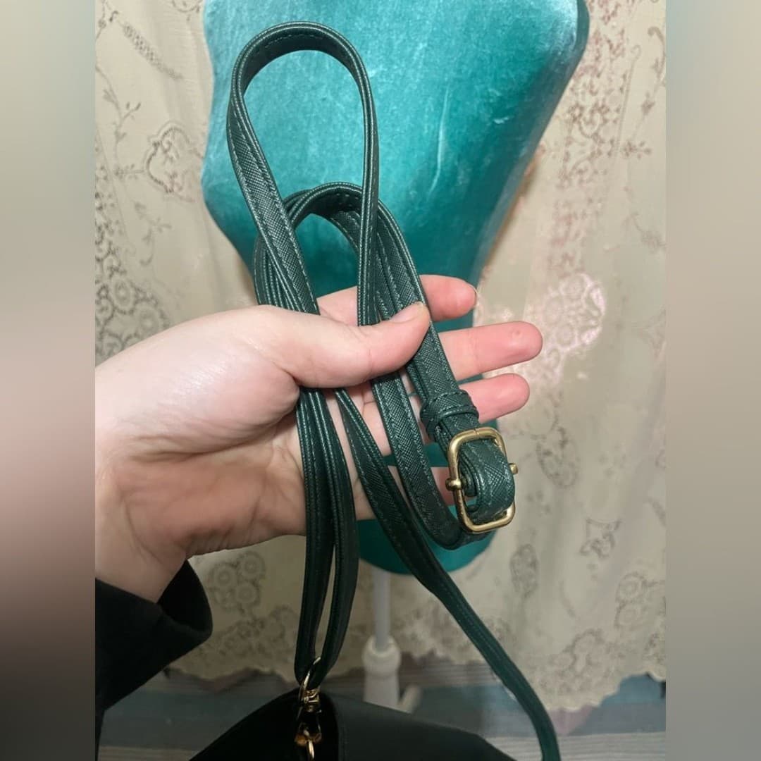 Deep green crossbody bag - Thumbnail 5
