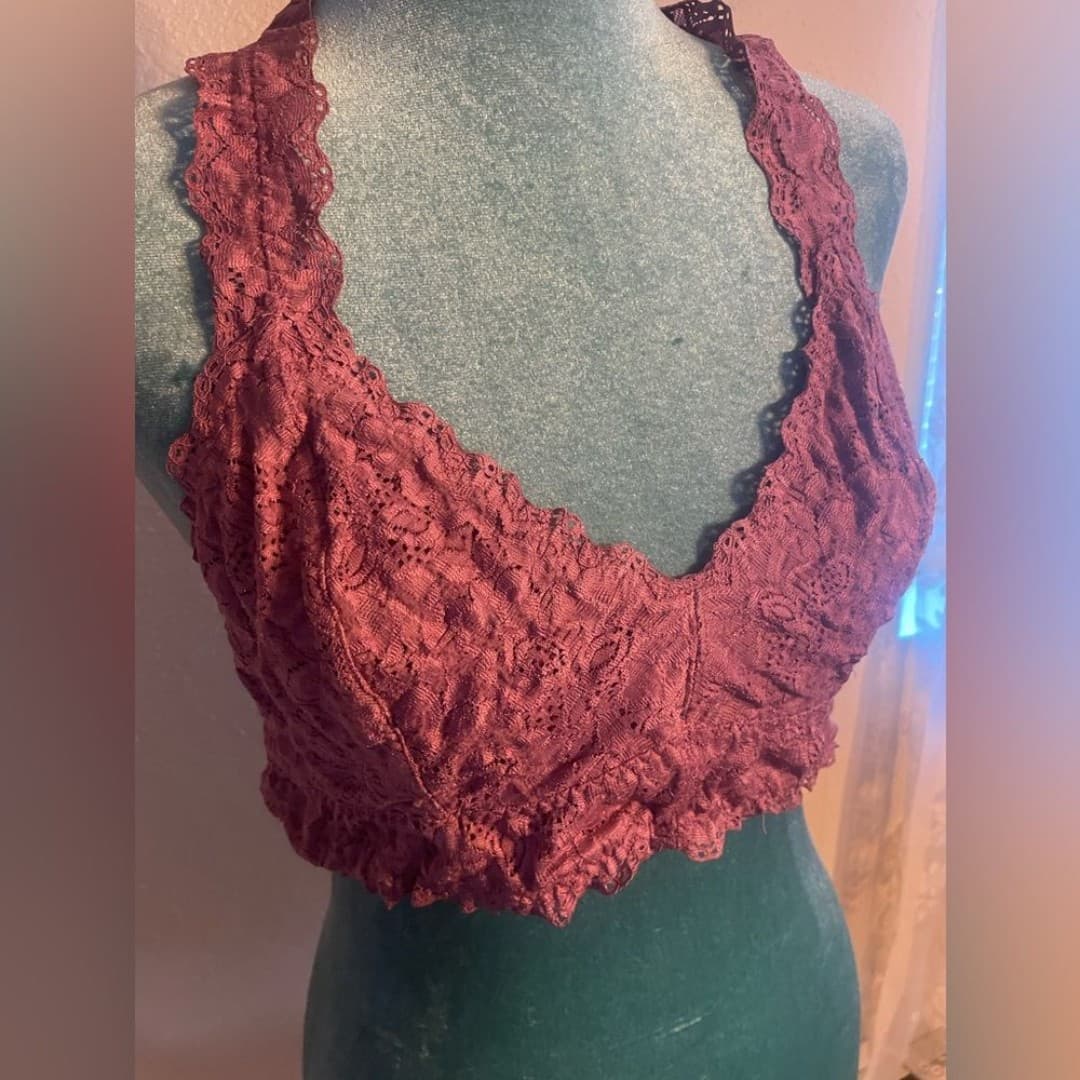 Felina: pink lace bralette - Thumbnail 2