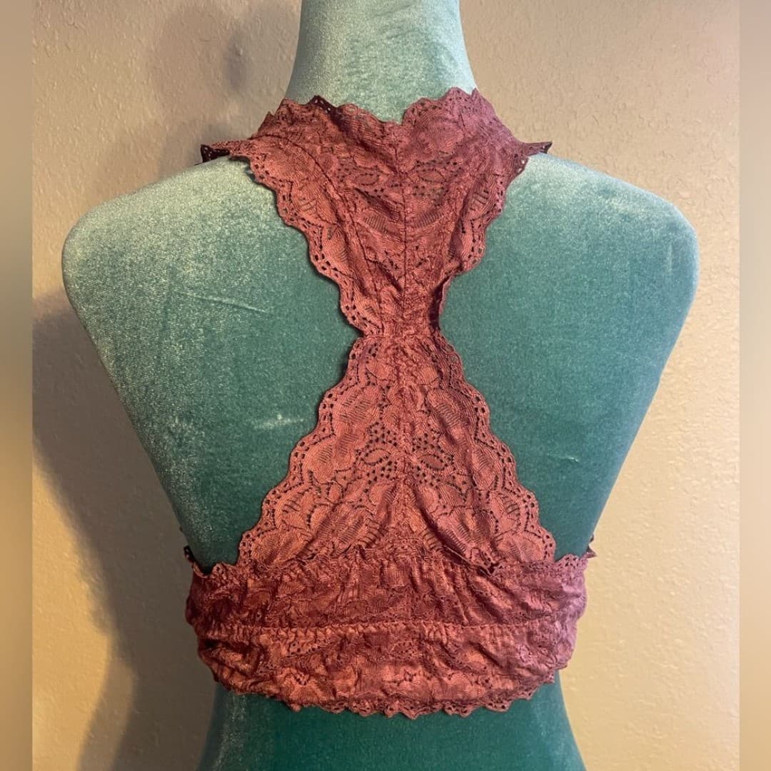 Felina: pink lace bralette - Thumbnail 3