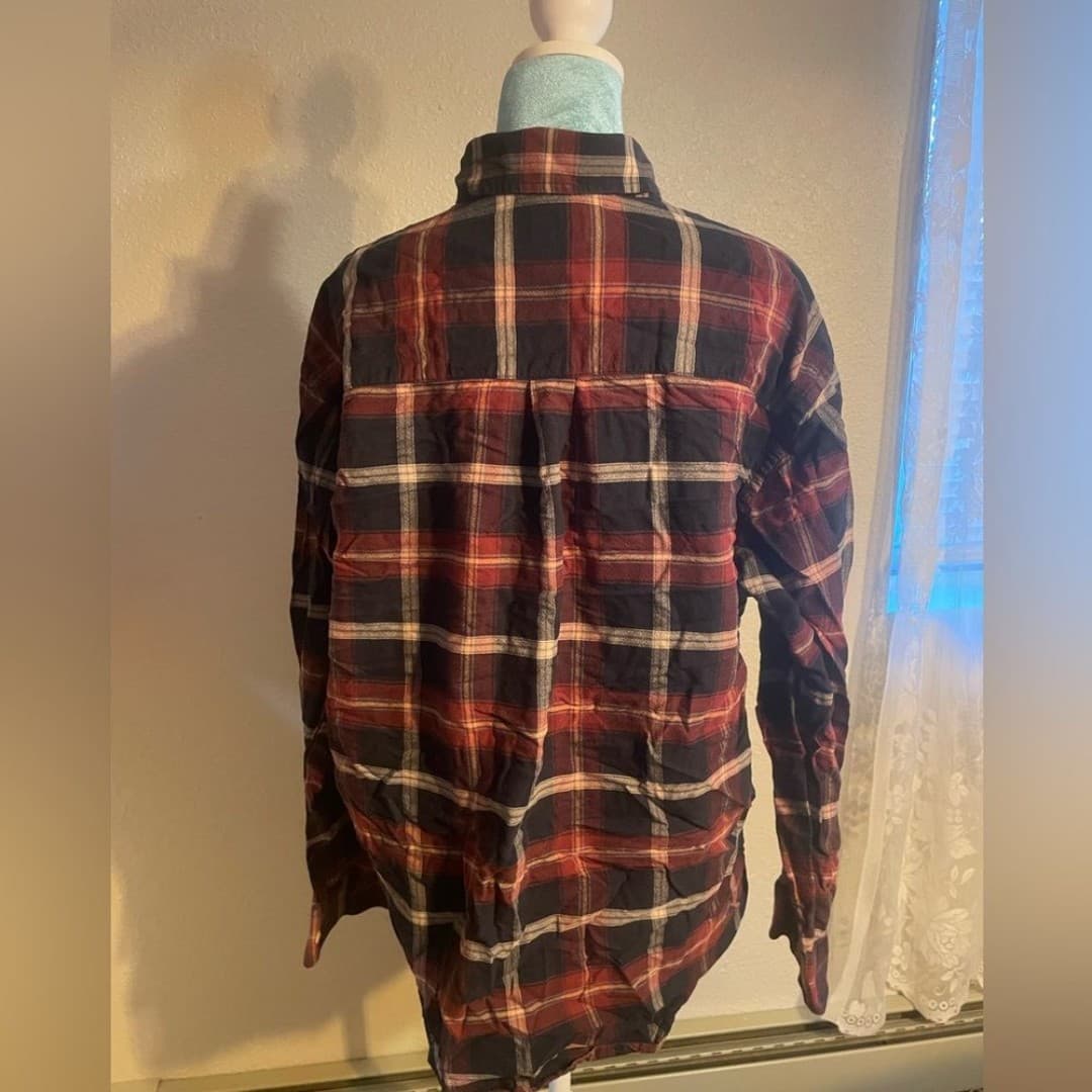 Natural issue: red and blue plaid flannel - Thumbnail 3