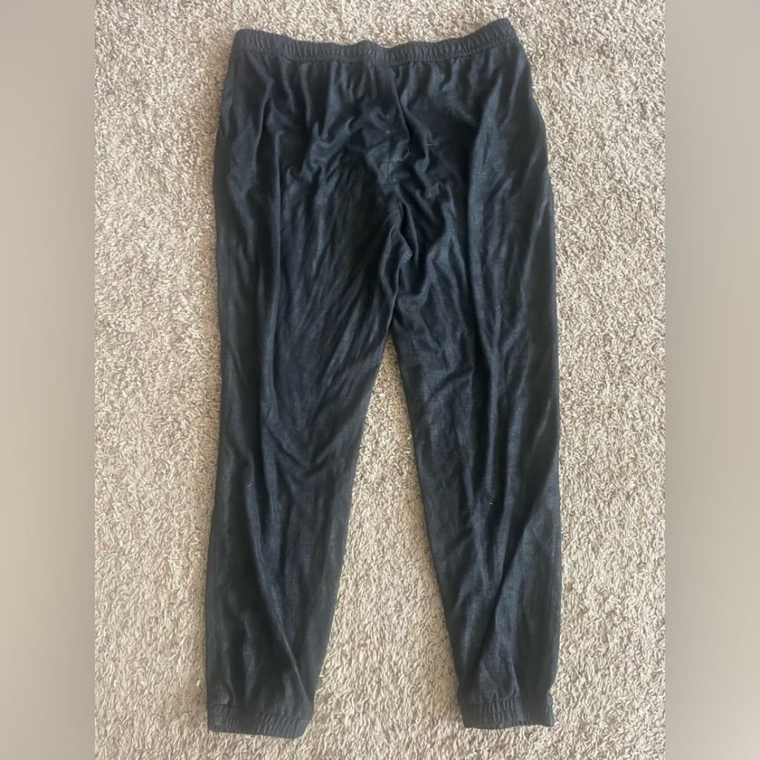 Express: black suede-like joggers - Thumbnail 3