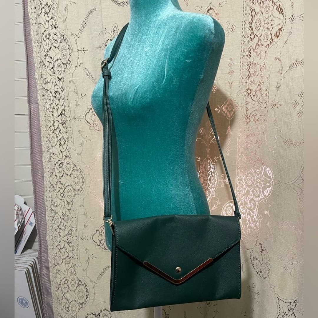 Deep green crossbody bag - Thumbnail 2