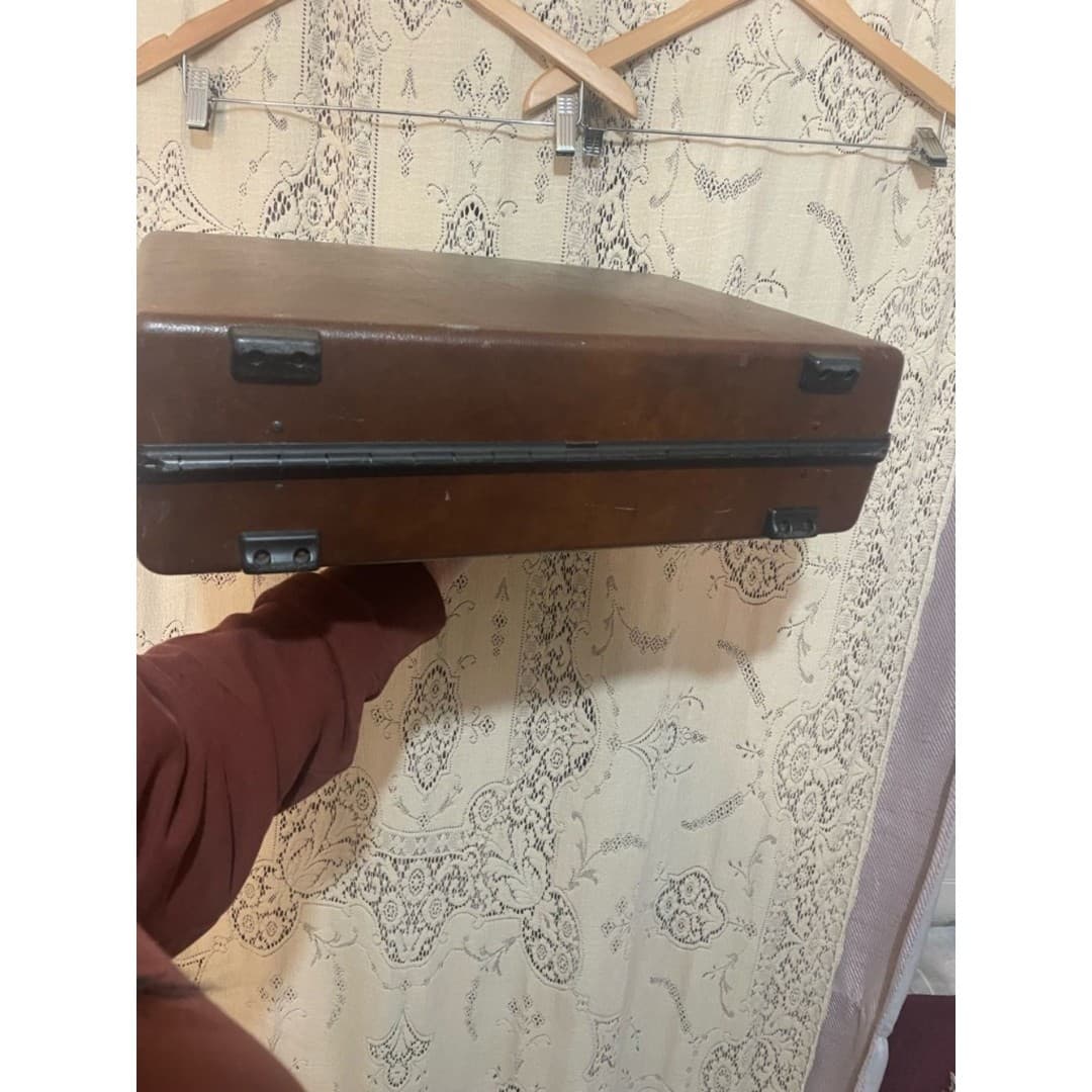 Samsonite: vintage brown Men's Hard Briefcase - Thumbnail 8