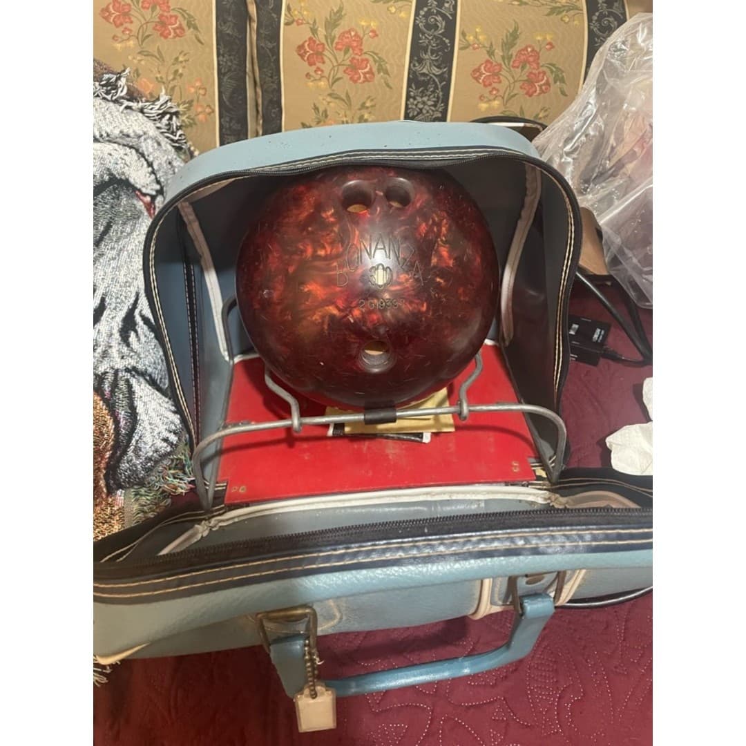 Stockton bowling supply: vintage 70s bowling ball case - Thumbnail 8
