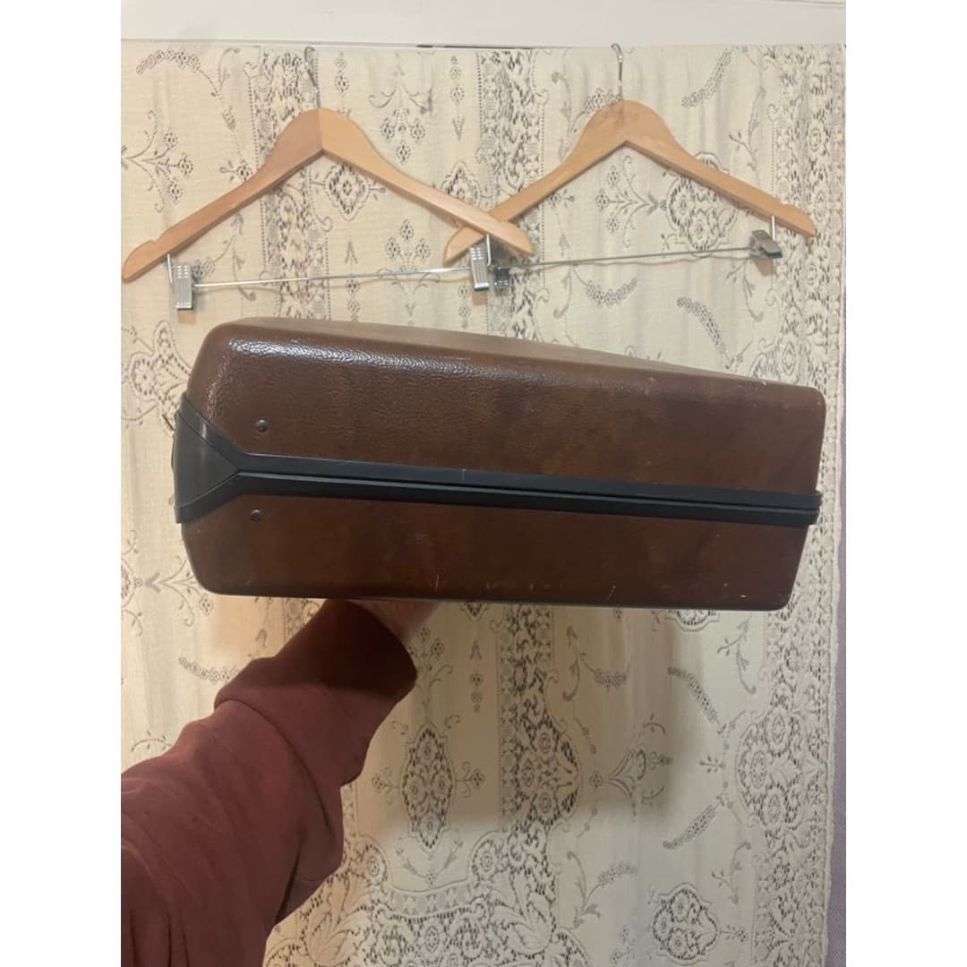 Samsonite: vintage brown Men's Hard Briefcase - Thumbnail 7