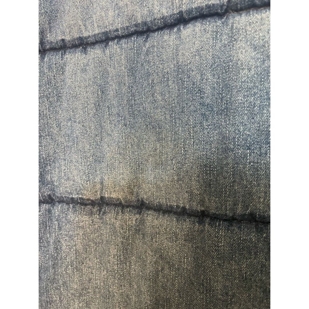 Twenty X: oversized denim vest with flannel lining - Thumbnail 6