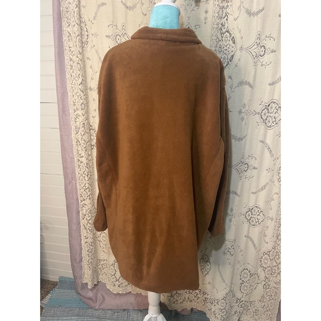 Bob Mackie: wearable art Embroidered Brown Suede Button-Front Jacket - Thumbnail 7