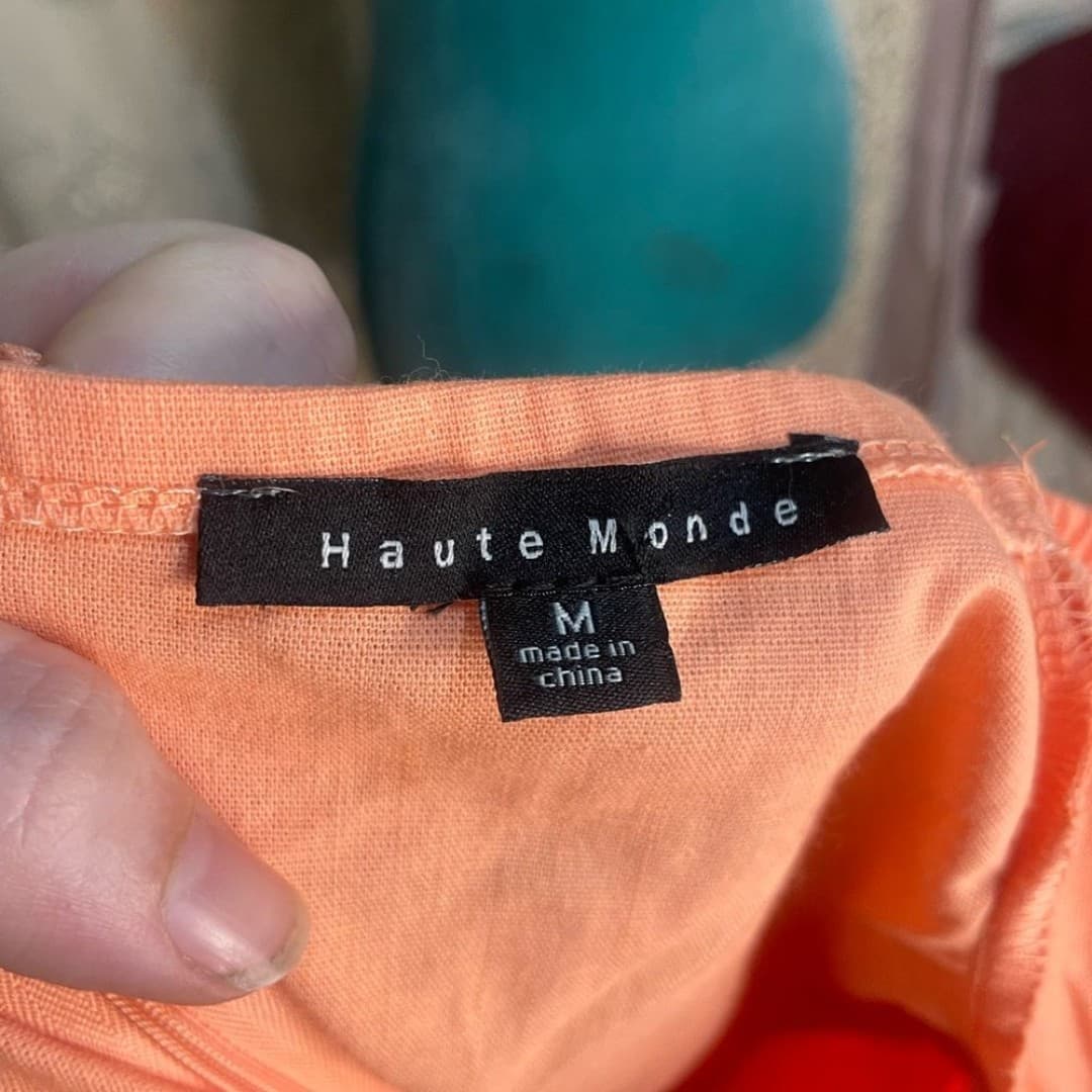 Haute monde: mini salmon ruched milkmaid dress - Thumbnail 5