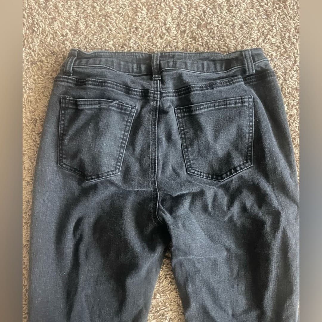 Enjean: black skinny jeans - Thumbnail 4