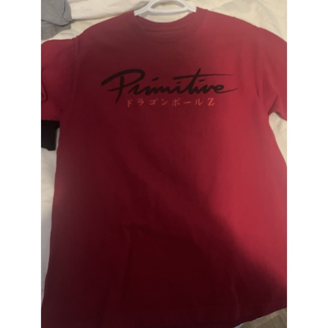 Primitive Apparel Dragon Ball Z Shenron Red Double-Sided Men's Graphic T-Shirt - Image 1