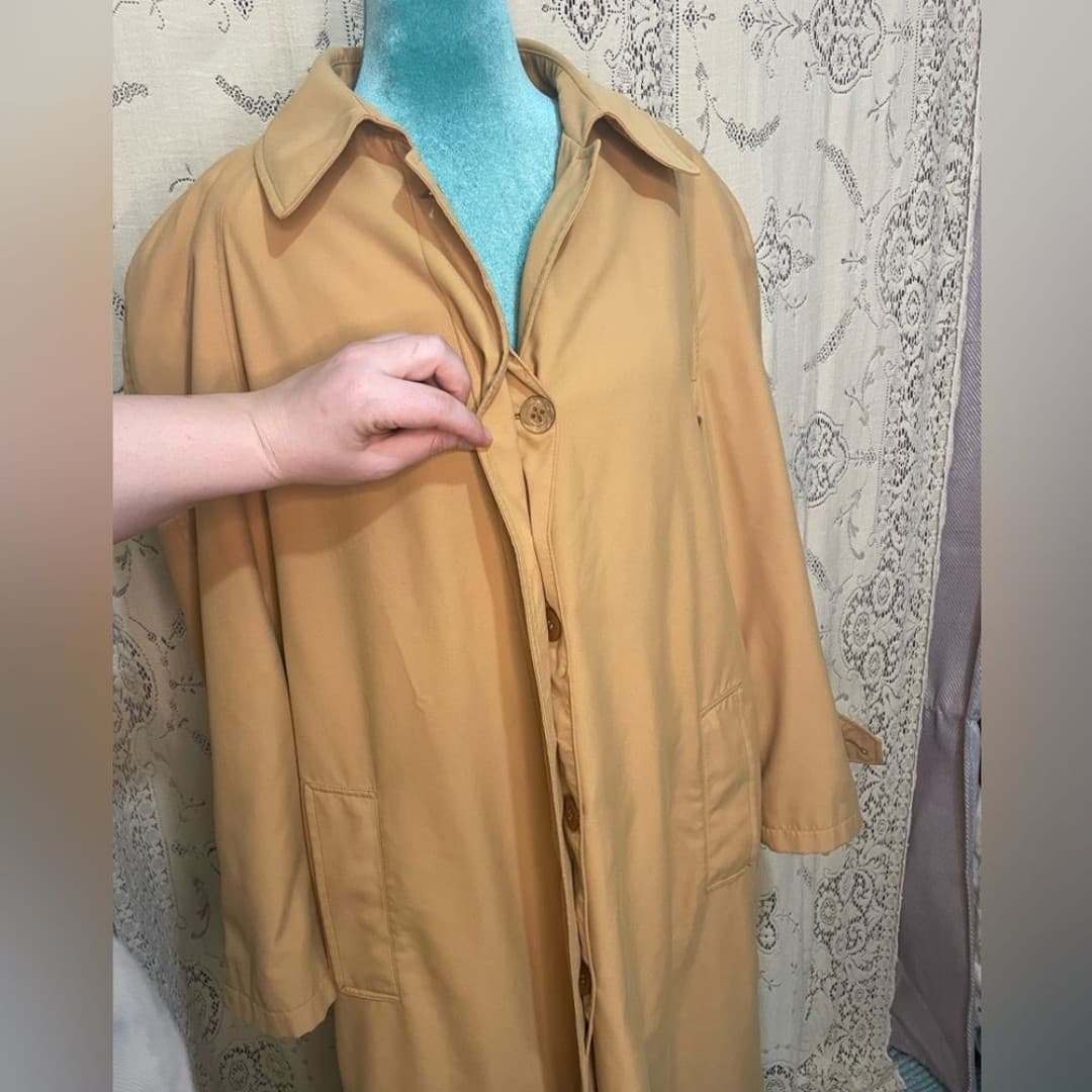 Jones New York: vintage mustard yellow duster - Thumbnail 4
