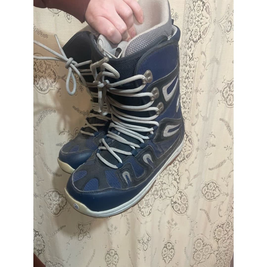 Burton: men’s freestyle blue and grey snowboard boots - Thumbnail 3