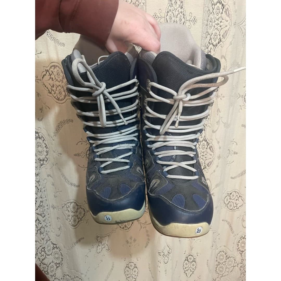 Burton: men’s freestyle blue and grey snowboard boots - Thumbnail 2