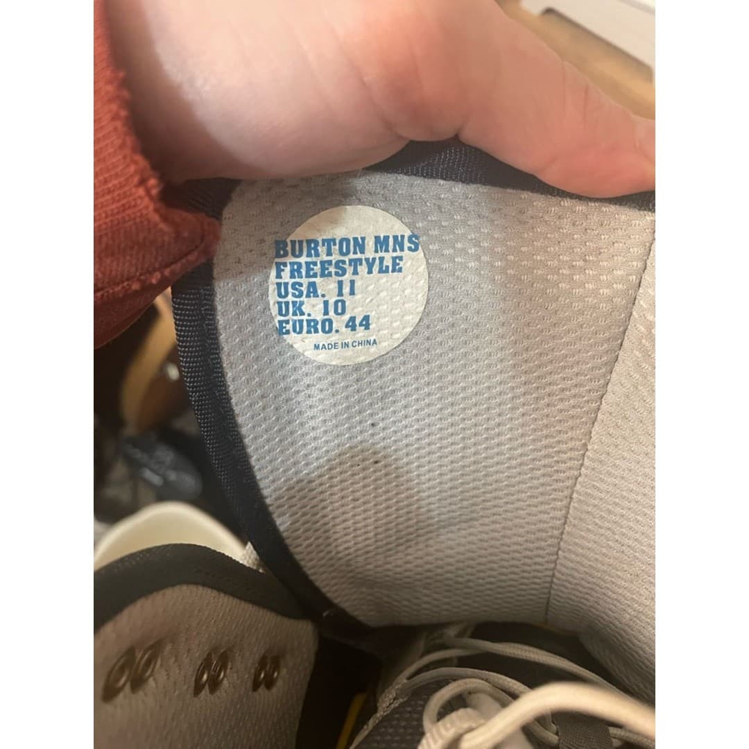 Burton: men’s freestyle blue and grey snowboard boots - Thumbnail 7