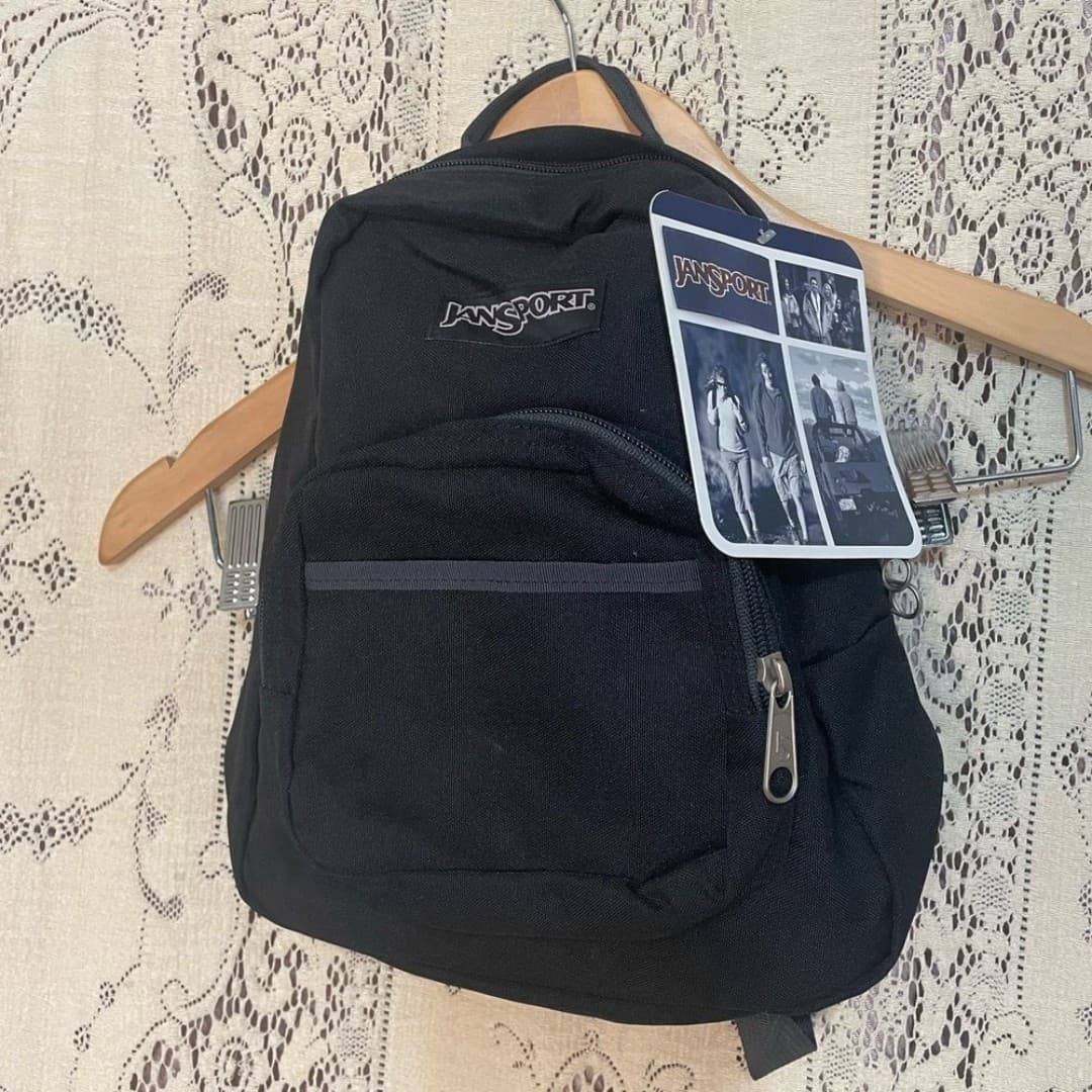 JanSport half pint Black Classic Everyday Backpack - Image 1
