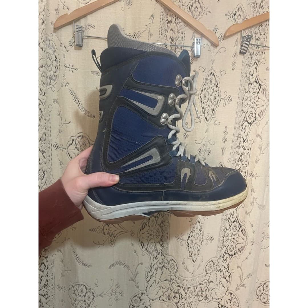 Burton: men’s freestyle blue and grey snowboard boots - Thumbnail 5