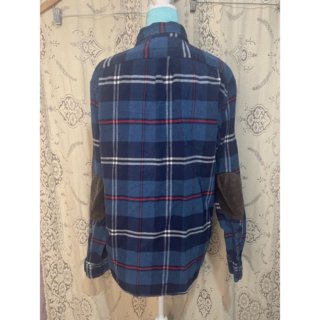 J.Crew: Slim Brushed Heather Elbow-Patch Shirt in Bold Plaid - Thumbnail 3