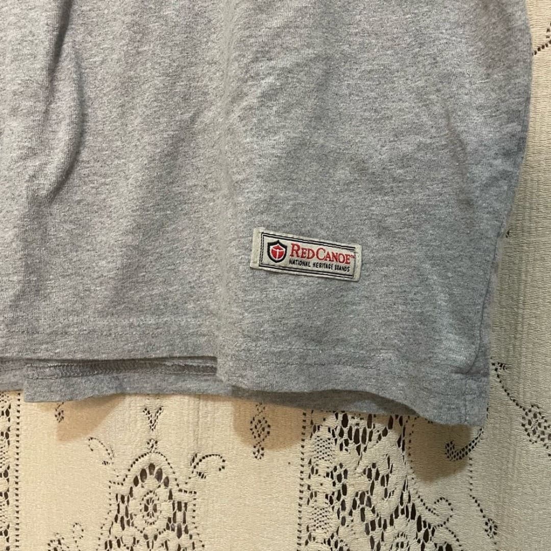 Red Canoe: American Mustang Grey Graphic Crewneck T-Shirt - Thumbnail 5