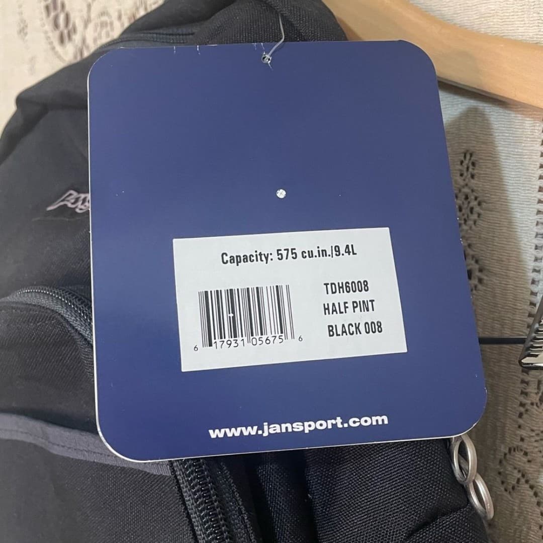 JanSport half pint Black Classic Everyday Backpack - Thumbnail 4