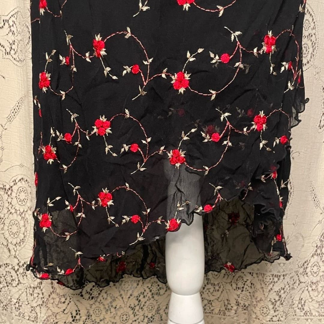 Speechless: vintage y2k floral strapless dress - Thumbnail 3