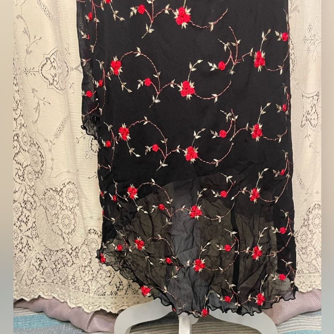 Speechless: vintage y2k floral strapless dress - Thumbnail 6