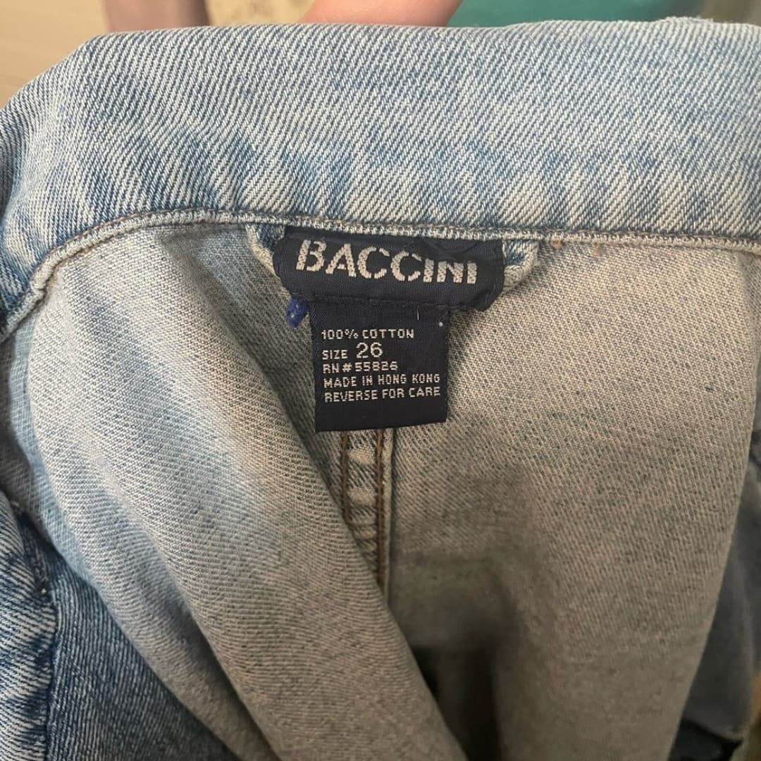 Baccini: vintage 80s denim blazer - Thumbnail 5