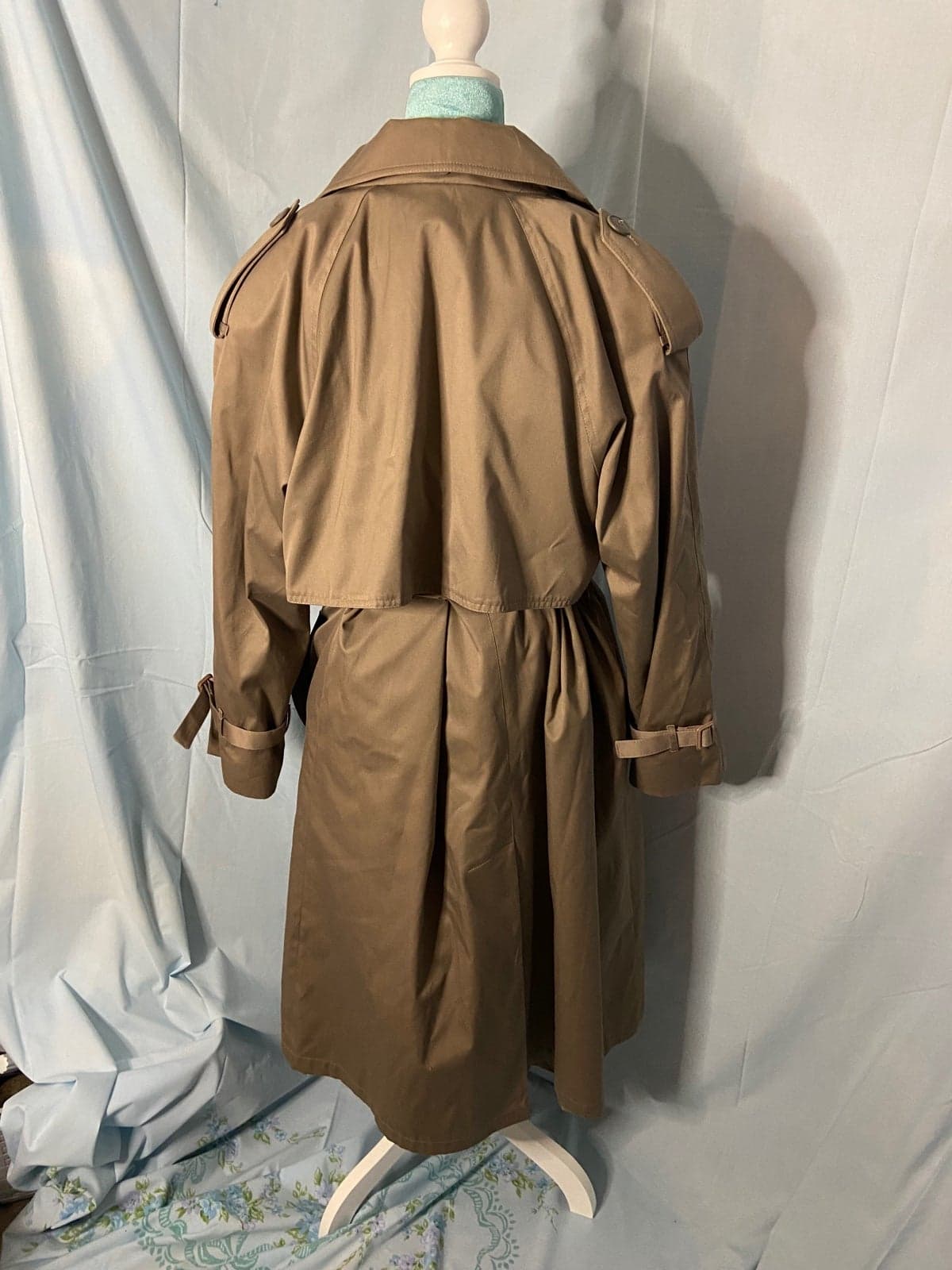Vintage John weitz trench coat - Thumbnail 2