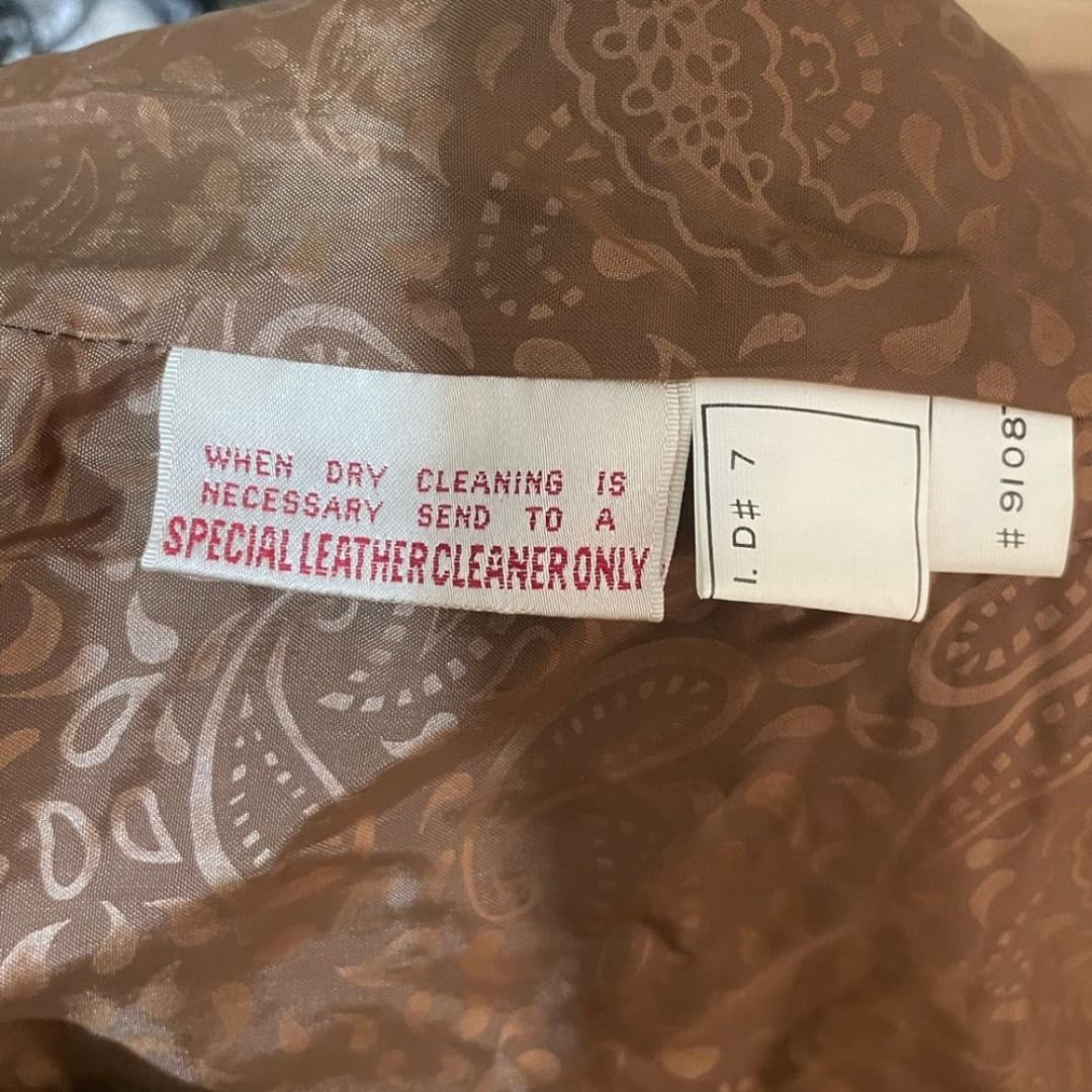 Paris sport club: vintage 80s leather trench - Thumbnail 6