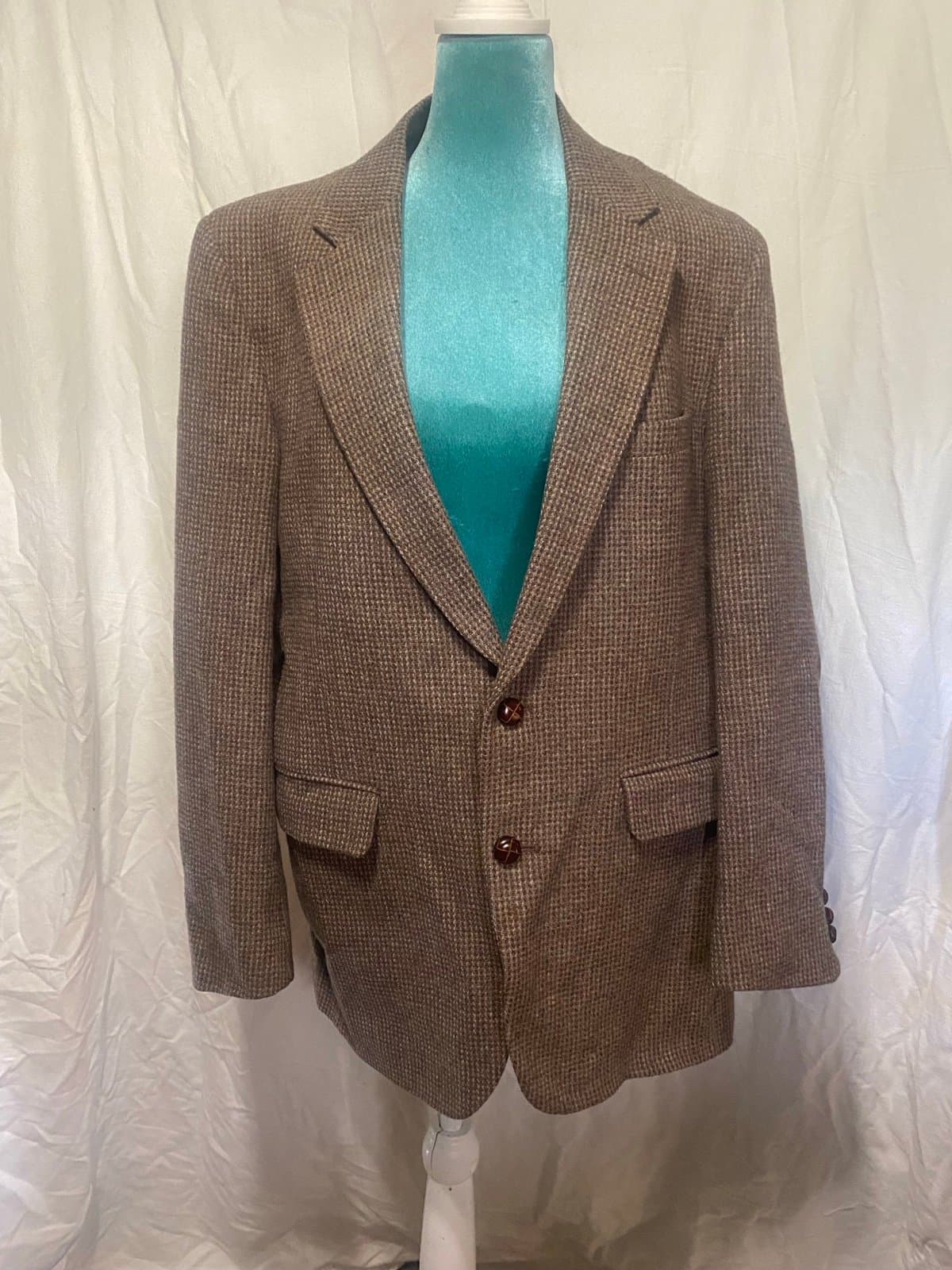Stafford: light brown wool blazer - Image 1
