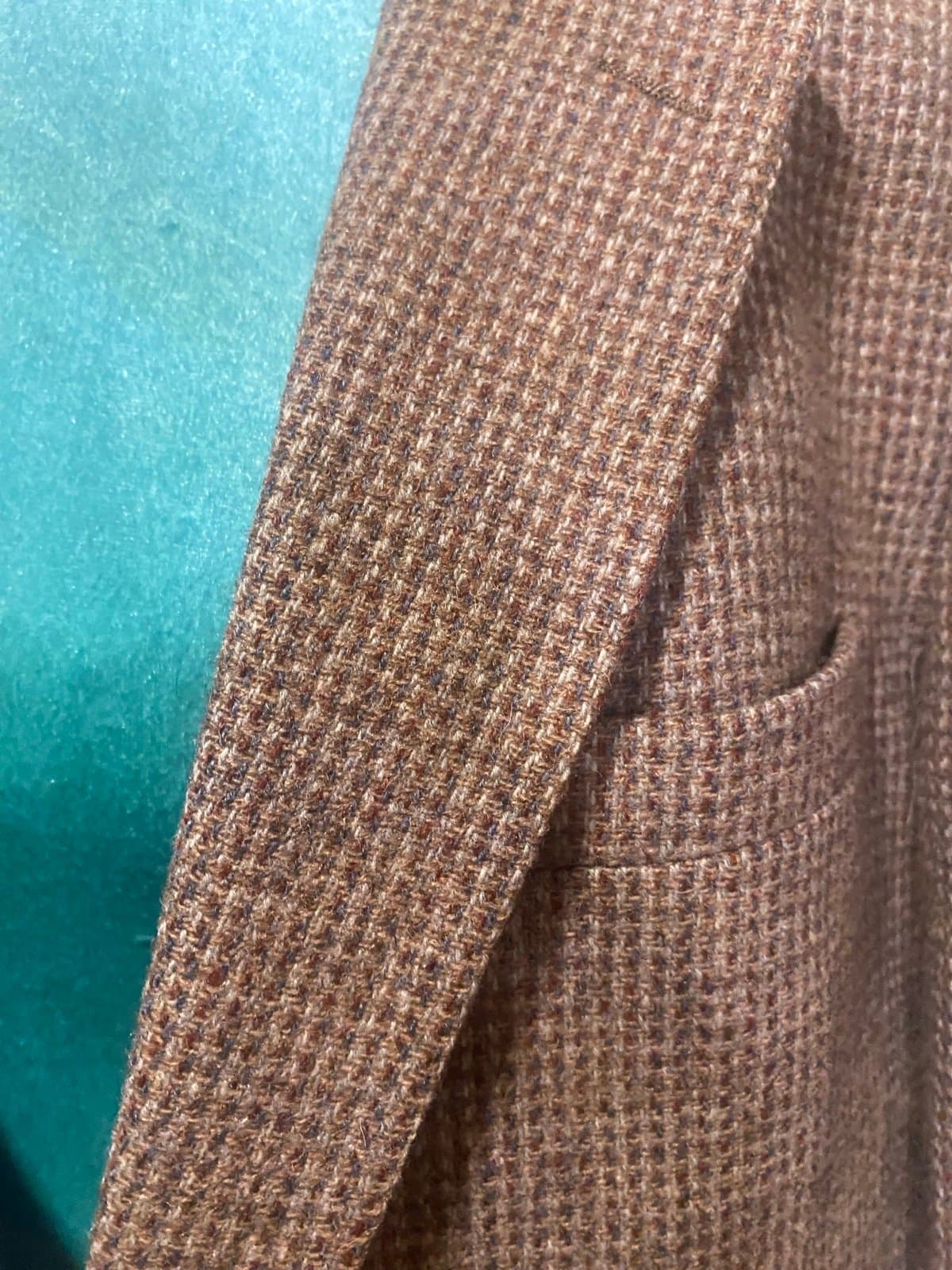 Stafford: light brown wool blazer - Thumbnail 4
