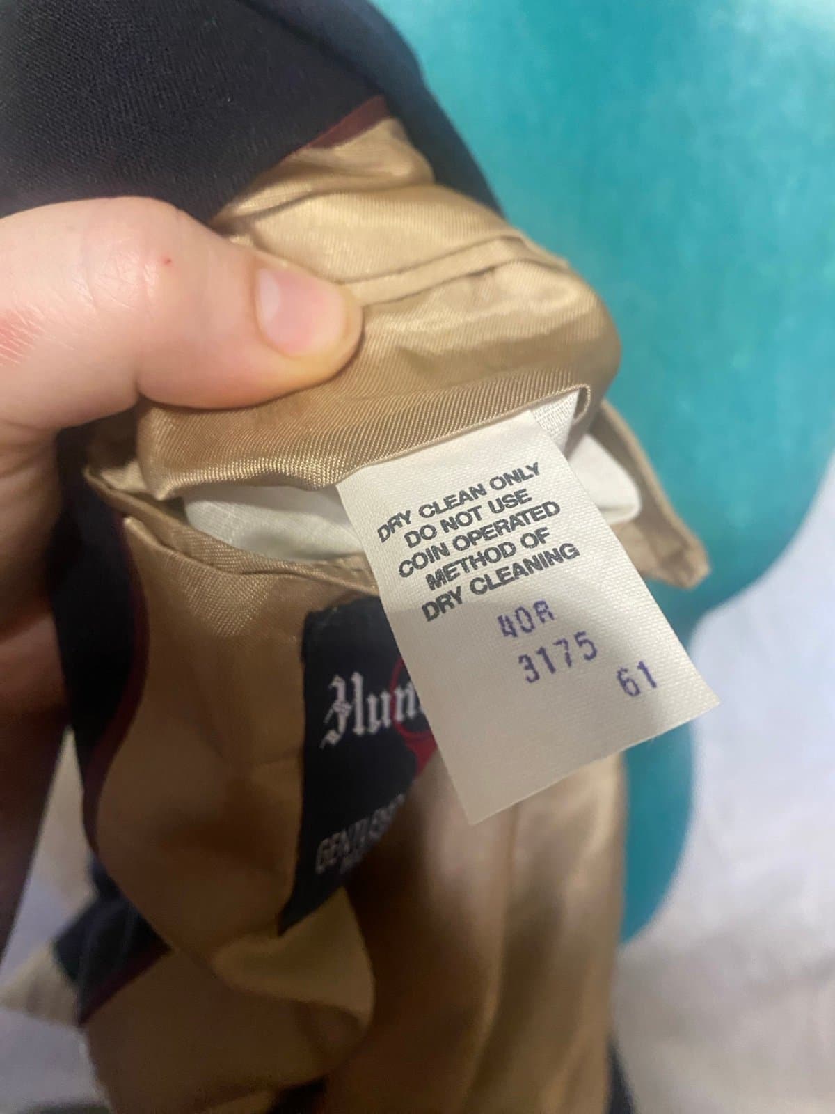 Hunt valley: vintage navy wool blazer - Thumbnail 7