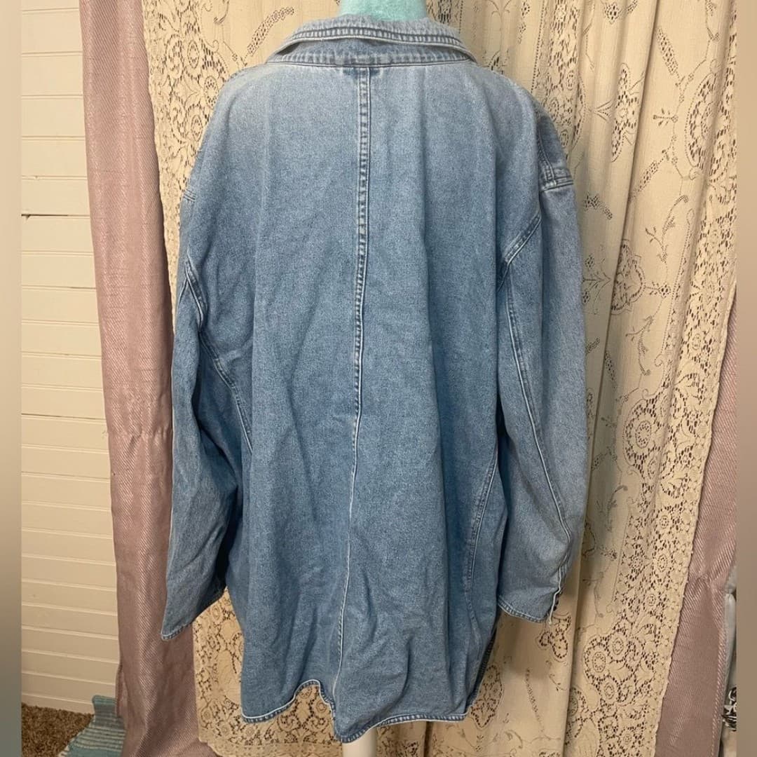 Baccini: vintage 80s denim blazer - Thumbnail 4