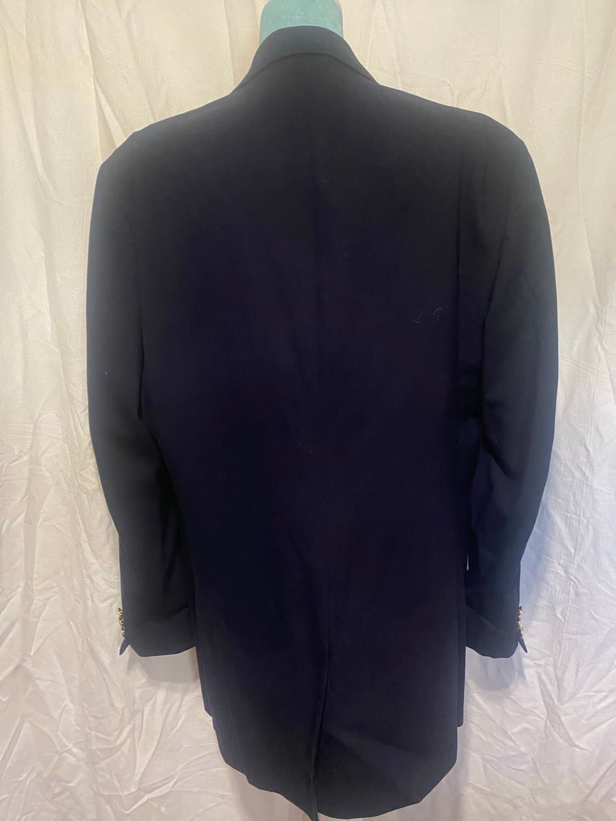 Hunt valley: vintage navy wool blazer - Thumbnail 3