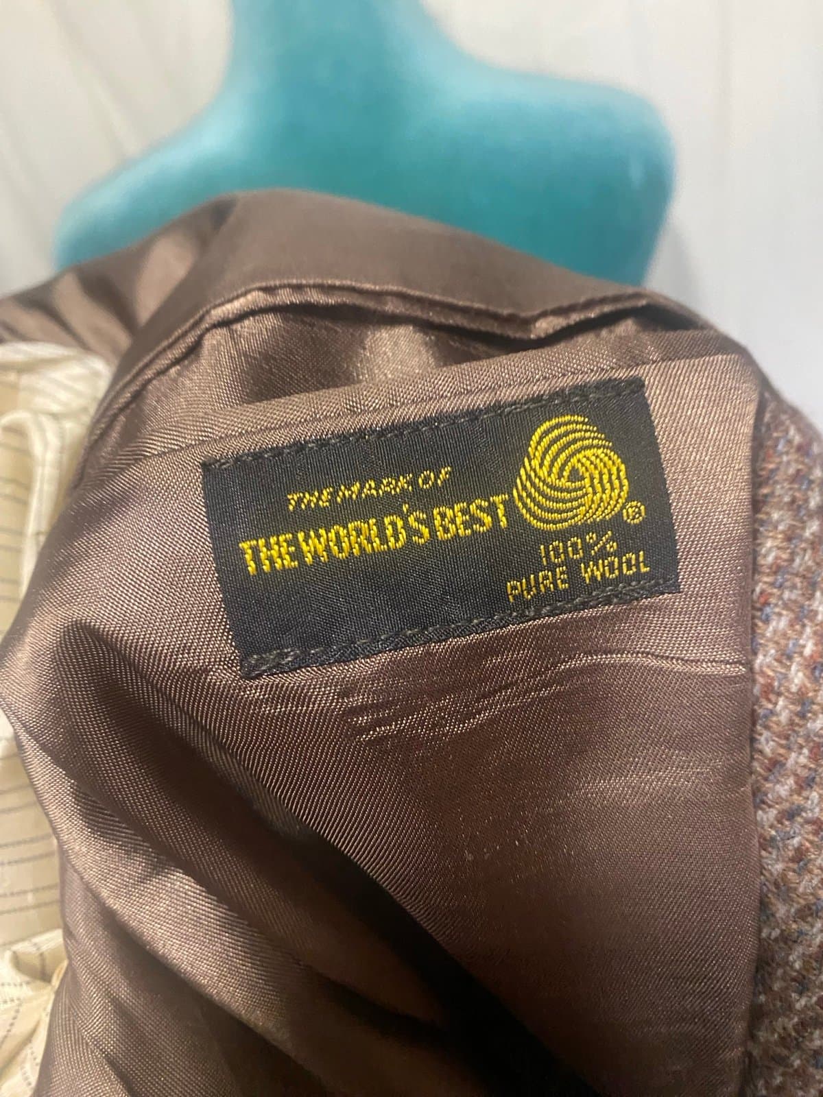 Stafford: light brown wool blazer - Thumbnail 6