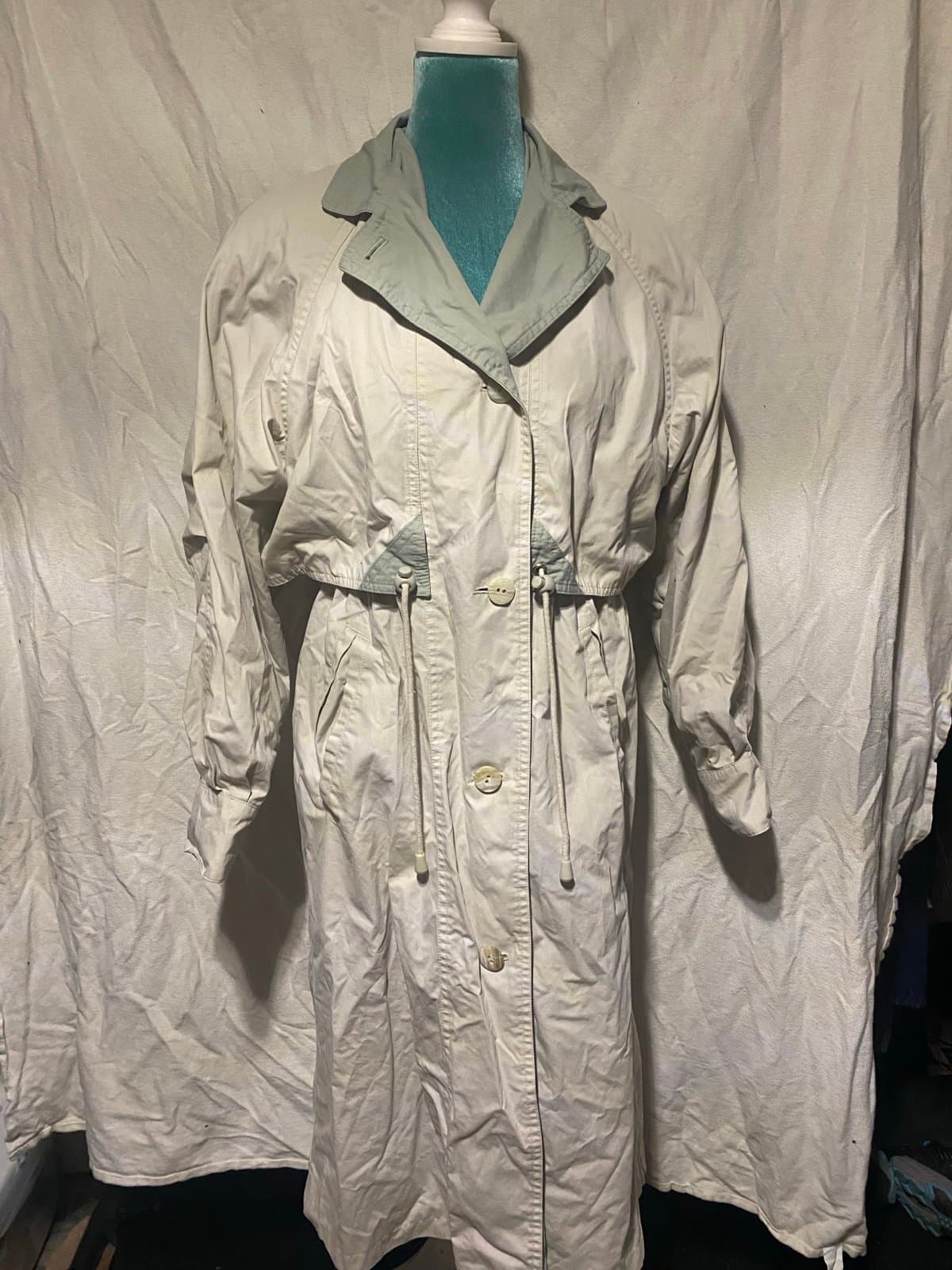 Fleet Street : vintage 80s trench - Image 1