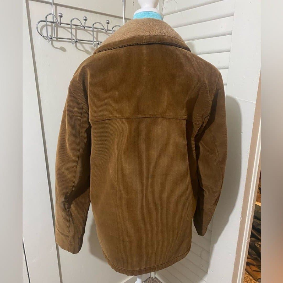 Grande bay: vintage corduroy jacket with faux fur lining - Thumbnail 4