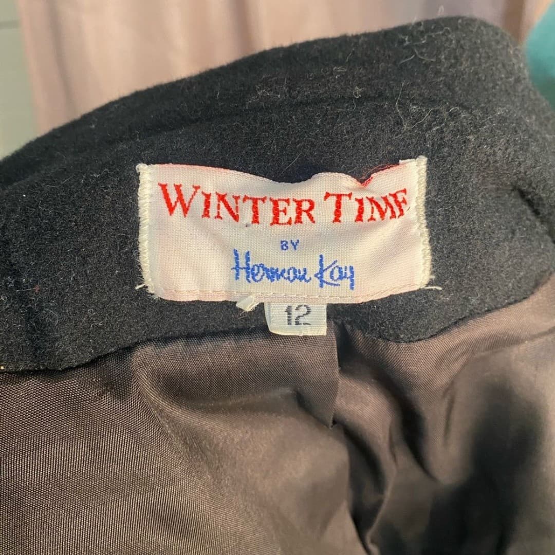 Winter time by Herman Kay: vintage 80s wool coat - Thumbnail 6